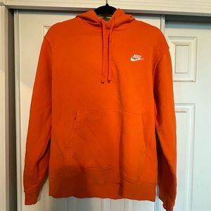 Women’s Nike orange sweatshirt size medium like new